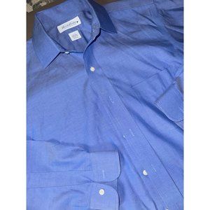 Brooks Brothers men’s blue non-iron long sleeve dress shirt size medium‎